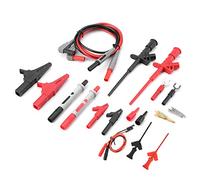 Domary Kit de Câbles de Test Sonde Multimètre Remplaçables 24 Pièces pour des Tests Complets, Durables et Stables, Parfaits pour les Amateurs et les Professionnels