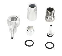 Domary Kit D'inserts de Connexion d'olive de Tuyau Hydraulique Vélo, Ensemble D'insert Tuyau Frein en Alliage D'aluminium Durable Haute Précision pour R1R RR1 RX Brico