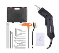 Domary Kit D'outils de Coupe électrique pour Coupe-Mousse avec Chauffage en 3 Secondes de 50 à 600 °C Réglable 5 Types Lames pour Matériaux Artisanaux en Tissu Plastique Mousse (Prise UE 220V)