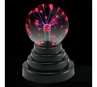 Domary Lampe Boule de Plasma Tactile de 3 Pouces, avec Batterie USB, pour Décoration Chambre à Coucher, Cadeau