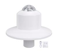 Domary Lampe de Bouteille LED Rechargeable avec Contrôle Tactile Projection RVB 2600K-5700K Température de Couleur 40 Perles LED Batterie 2000mAh pour la Maison, Le Bar, Le Restaurant, (Blanc)