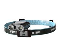 Domary Lampe Frontale LED Rechargeable, Phare à Induction Intelligent avec luminosité Réglable 50-500 LM et Charge de Type C, pour Le Camping, la Randonnée, la Pêche, Utilisation