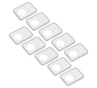 Domary Lot de 10 Porte-Monnaies, Matériau PS Transparent pour la