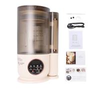 Domary Machine à Lait de Noix 1,5 L avec 12 Lames en Acier Inoxydable, | Moteur Puissant de 1 000 W, 10 Programmes Prédéfinis, Maintien au Chaud, Démarrage à une Touche, capacité de 1 500 Ml,