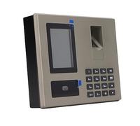 Domary Machine de Pointage Biométrique avec Reconnaissance Faciale et | Boîtier ABS, IP54, 1500 Empreintes Digitales, 500 Visages, 100 000 Enregistrements, Invite Vocale, Exportation USB, école