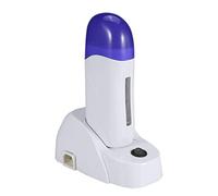 Domary Machine de Rouleau D'épilation de Rouleau Réchauffeur Cire avec le Transparent Cire Couvercle pour L'épilation Corps Chauffage (Siège unique standard européen)