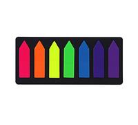 Domary Marqueur de Page en Forme, Notes Autocollantes Fluorescentes en | Autocollant, Amovible, Non, 0,5x1,7 Pouces, Inscriptible, pour la Lecture au Bureau de L'école