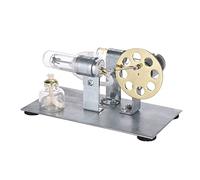 Domary Mini Modèle de Moteur à Air Chaud, Jouet éducatif avec Assemblage Facile pour Expérience de Physique, 16,2x8,8x8,3 Cm