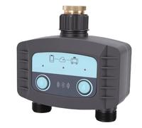 Domary Minuterie d'eau WiFi Intelligente pour Tuyau D'arrosage, Télécommande, Système D'irrigation à 2 Voies avec Entrée et Sortie en Laiton, Kit D'arrosage WiFi pour Pelouse, Petite