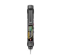 Domary Multimètre Numérique de Type Stylo A3005D, 6000 Points True RMS, Détecteur de Tension sans Contact NCV avec écran Couleur VA, Lampe Poche pour électricien, Testeur (Configuration Standard)