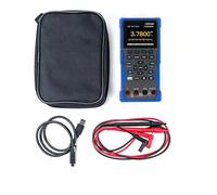 Domary Oscilloscope Portatif Oscilloscope Automobile Multimètre Numérique Écran Couleur IPS de 2,8 Pouces avec Batterie Rechargeable et Détection pour la Réparation Automobile (HDS160)