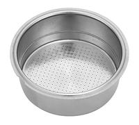 Domary Panier Filtre à café Double Couche en Acier Inoxydable, Accessoire à Pression de Verrouillage, Brasseur Essentiel Double Tasse