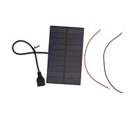 Domary Panneau Solaire à Monter Soi-même, 1.5W, Silicium Monocristallin, Interface USB, Mini Panneau Léger, Applications 5V, 138x82mm