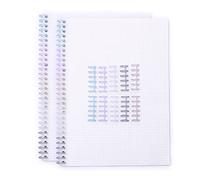 Domary Peignes de Reliure en Plastique, Anneaux à Feuilles Mobiles de | Capacité de 80 Feuilles, Conception à Boucle pour une Ouverture/fermeture Facile, Compatible avec les Albums Photos et le
