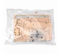 Domary Pelle en Bois, Modèle de Jouet à Monter Soi-même, Ensemble D'assemblage Hydraulique, Kit d'apprentissage de Développement pour Enfants (Style 1)