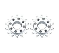 Domary Pignon en Aluminium, Pas de 8 Mm, 14 Dents, Oxydation Anodique,