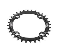 Domary Plateau de Vélo Vélo étroit et Large 104 BCD 32T Plateau Rond en Alliage D'aluminium Durable Léger pour de Montagne Tout-Terrain équitation sur Sentier (Noire)