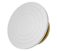 Domary Plateau Tournant de Poterie en PVC, Roue à Modeler en Argile,