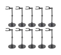 Domary Poupée Stands Supports D'affichage Action Figure Stand Mini Poupée Support Cadre pour 6 Pouces Modèles (Noir)