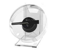 Domary Projecteur D'hologramme 3D avec 48 Perles LED, écran Compact pour la | Lecteur Vidéo HD Eye, Résolution 480 X 480, Télécommande Incluse, Support en Acrylique pour Montage Mural, Stockage 16 Go,