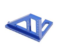 Domary Règle de Mesure D'angle Polyvalente avec échelle Claire, Durable pour le Travail du Bois et la Mesure des Tuyaux