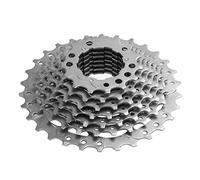 Domary Roue de Vélo 9 Vitesses, Cassette 30T, Haute Performance, Durable, Légère, Changement de Vitesse en Douceur, Roue en Acier nickelé chromé pour Vélos Route et