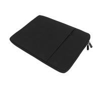 Domary Sac à Manches D'ordinateur Portable Carie de Tissu Oxford Absorbant des Chocs pour 14,1 Pouces 15,4 Pouces de Bureau de Bureau (Noir)