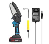 Domary Scie D'élagage électrique sans Fil 21 V, Moteur de Brosse de 4