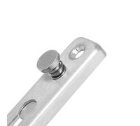 Domary Serrure à Chaîne de Porte en Acier Inoxydable, Garde de sécurité avec Installation Facile pour Portes en Bois et Métal (Acier Inoxydable 304)