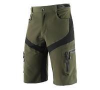 Domary Short de Cyclisme pour Hommes, Séchage Rapide, Respirant, Sports de Plein Air, Course à Pied, Vélo, équitation, Short décontracté avec 6 Poches, Vert Armée, Bleu, Noir, Gris, S M L (M)