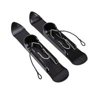 Domary Skis de Poussette, Paquet de 2 Planches Traîneau à Neige pour Roues | Construction Plastique-métal, Durable pour la Neige Gelée et les Terrains Sablonneux, Compatible avec un Diamètre de Roue