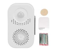 Domary Sonnette à Capteur de Mouvement, Rappel Vocal en Anglais, Lecteur Sonore D'entrée de Maison alimenté par Batterie pour Magasins et Maisons