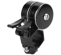 Domary Sonnette de Vélo 120db, Alarme de Guidon Vélo à Double avec Deux Choix, Deux Tons pour Vélos Sport, Route Montagne (Noire)
