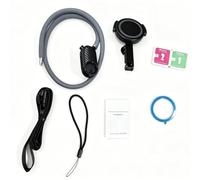 Domary Support de Téléphone Magnétique Mains Libres pour Diffusion en Direct avec Aimants N52, Tube de Cou en Silicone, Rotation à 360°, Clip Pliable 50-85 Mm