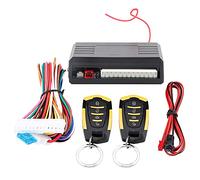 Domary Système D'entrée sans clé Kit de Télécommande Universel de Serrure Porte Voiture avec DéVerrouillage Coffre Verrouillage Central pour la Plupart des Véhicules