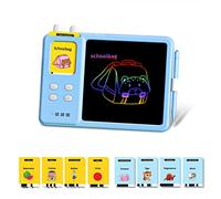 Domary Tablette D'écriture de Cartes Flash Parlantes pour Enfants, | Plastique ABS, Jouet D'apprentissage Durable pour les Tout-petits, Orthophonie pour L'autisme, Conception de sécurité pour