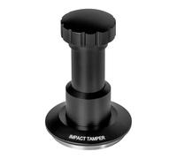 Domary Tamper à café à Pression Réglable de 58 Mm avec Système 4 Ressorts, Base de Poignée Ergonomique, Outil Barista pour les Amateurs café la Maison, Corps en Aluminium en Acier (58,35 mm)