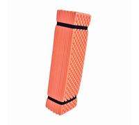 Domary Tapis de Camping en Mousse D'extérieur Pliable, Tente de Plage, Matelas Imperméable fabriqué à Partir du Dernier Matériau XPE, Forme Cellule D'œuf Confortable pour Le Yo (Orange)