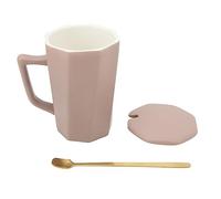 Domary Tasse en Céramique Tasse de café Minimaliste en Tasse à Poussière en Forme de Poussière en Plein Air 400 Ml (Kaki)