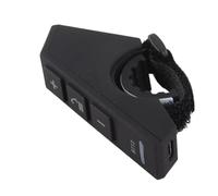 Domary Télécommande au Volant, Eau avec Batterie 160mAh | Construction ABS, IP67, Compatible avec IOS et, pour Guidon de Vélo de Moto de Voiture