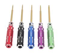 Domary Tournevis RC Set 5 Pcs en Acier Hex Vis avec une Poignée Non Glissante pour les Passe-temps RC Travail