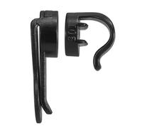 Domary Tube Magnétique Universel, Robuste et Durable, pour Poche à Eau, avec Fixation Magnétique Réglable et Amovible. Idéal pour la Randonnée Le Camping (Noir Orange). (Noire)