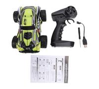 Domary Voiture d'escalade RC 2.4G, Véhicule Tout-Terrain à Grande Vitesse avec Lumières LED à Deux Vitesses pour des Aventures Passionnantes (Verte)