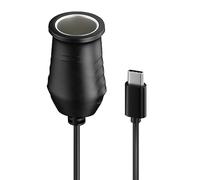 Domasvmd Adaptateur convertisseur USB C vers prise femelle 65 W mâle vers femelle 20 V accessoire électronique de voiture 20 V