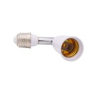 Domasvmd Adaptateur de douille E26/E27 rotatif à 180 degrés pour ventilateur à incandescence LED E27 et appareil photo E26/E27