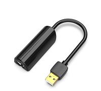 Domasvmd Adaptateur USB vers RJ45 durable USB vers Ethernet pour étudiants, professionnels et joueurs, accessoire USB 2.0 vers Ethernet