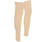 Domasvmd Anti-UV pour le soleil pour la protection de cyclisme manches de jambe de cyclisme en soie glacée respirant housse de jambe pour homme W manches tube chaussettes