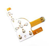 Domasvmd Bouton de clé de clavier flexible pour réparation de clavier 600D 550D 500D 450D résistant aux rayures durable et résistant à l'usure pour clavier 450D 550D