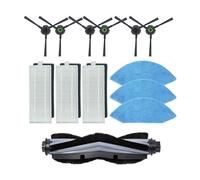 Domasvmd Brosses latérales pour aspirateur robot - Pièces de rechange - Tissu pour aspirateur - Accessoires pour aspirateur DGN22