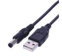 Domasvmd Câble de charge USB pratique de 1 m vers DC 5,5 x 2,1 mm, compatible avec boîtier de disque dur, aquariums et lampes de bureau, câble de charge USB vers DC5521 pour la navigation